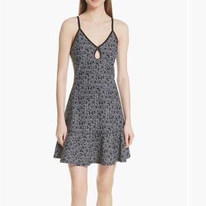 Opening Ceremony Stencil Logo Ruffle Hem Dress